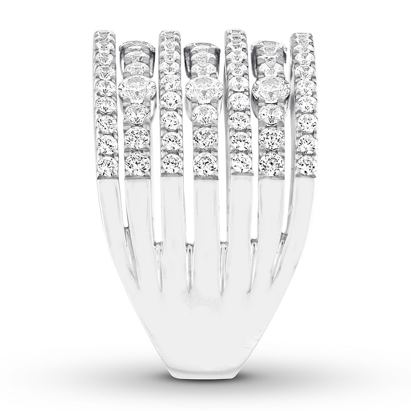 Diamond Anniversary Band 1-3/4 carats tw Round 14K White Gold