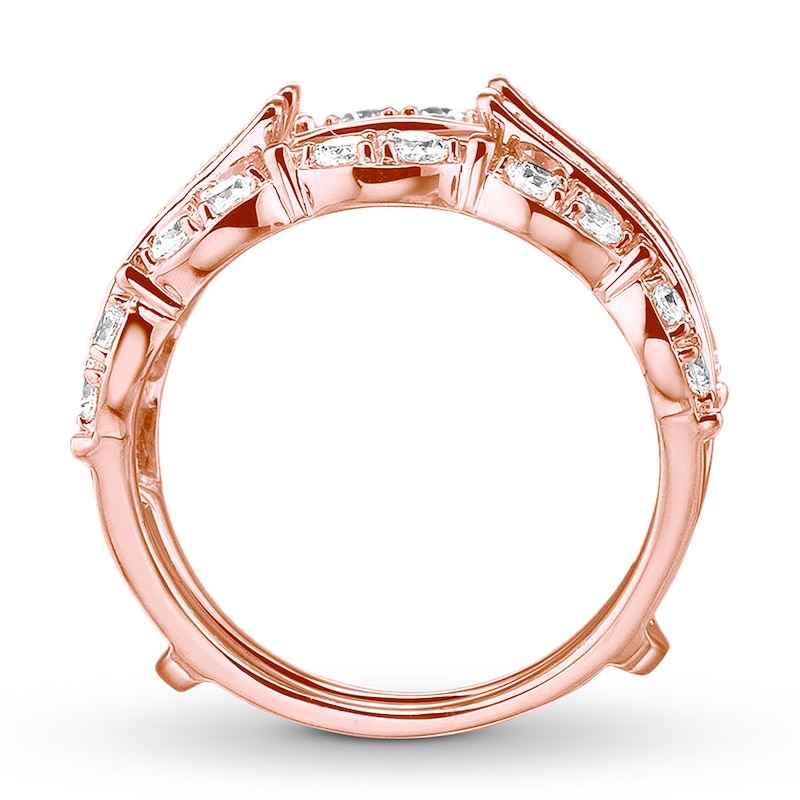 Main Image 2 of Diamond Enhancer Ring 1 carat tw Round 14K Rose Gold
