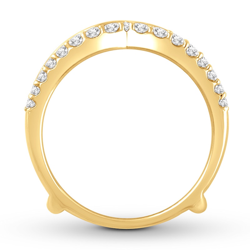 Diamond Enhancer Ring 1-1/2 ct tw Round 14K Yellow Gold