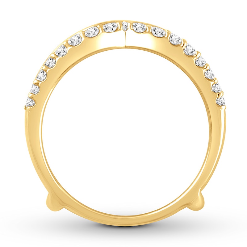 Diamond Enhancer Ring 1-1/2 ct tw Round 14K Yellow Gold