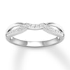 Thumbnail Image 0 of Diamond Contour Ring 1/6 carat tw Round 14K White Gold