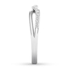 Thumbnail Image 2 of Diamond Contour Ring 1/6 carat tw Round 14K White Gold