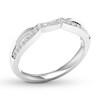 Thumbnail Image 3 of Diamond Contour Ring 1/6 carat tw Round 14K White Gold