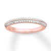 Thumbnail Image 1 of Diamond Anniversary Ring 1/4 carat tw Round 14K Rose Gold