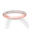 Thumbnail Image 0 of Diamond Anniversary Ring 1/4 carat tw Round 14K Rose Gold