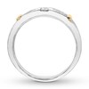 Thumbnail Image 1 of Men's Diamond Ring 1/4 ct tw Square-cut 10K Two-Tone Gold