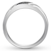 Thumbnail Image 1 of Black Diamond Men's Band 1/5 carat tw 10K White Gold