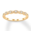 Thumbnail Image 0 of Diamond Stackable Ring 1/10 carat tw Round 10K Yellow Gold