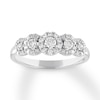 Thumbnail Image 0 of Diamond Anniversary Ring 1/2 carat tw Round 14K White Gold