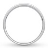 Thumbnail Image 2 of Men's Diamond Band 1/2 carat tw Square-cut 10K White Gold