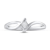 Thumbnail Image 3 of Diamond Accent Promise Ring 10K White Gold