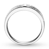 Thumbnail Image 2 of Men's Diamond Ring 1/2 carat tw Round 10K White Gold