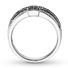 Thumbnail Image 1 of Black & White Diamond Men's Band 1-1/2 carats tw 14K White Gold