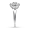 Thumbnail Image 3 of Diamond Ring 1/4 carat tw Round 10K White Gold