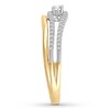 Diamond Promise Ring 1/5 carat tw 10K Two-Tone Gold