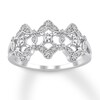 Thumbnail Image 0 of Diamond Ring 1/3 carat tw Round 10K White Gold