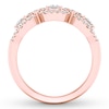 Thumbnail Image 2 of Diamond Anniversary Band 3/4 ct tw Princess/Round 14K Rose Gold