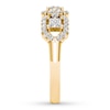 Thumbnail Image 2 of Diamond Anniversary 3/4 ct tw Princess/Round 14K Yellow Gold