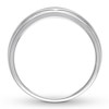 Thumbnail Image 2 of Men's Diamond Ring 1/10 carat tw Round 10K White Gold