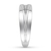 Thumbnail Image 2 of Men's Diamond Ring 1/10 carat tw Round 10K White Gold