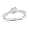 Thumbnail Image 0 of Diamond Promise Ring 1/15 ct tw Round 10K White Gold