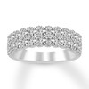 Thumbnail Image 0 of Diamond Anniversary Ring 1-1/2 ct tw Round 14K White Gold