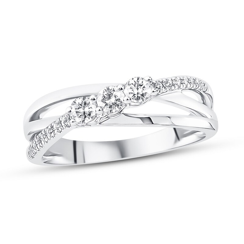 Main Image 1 of Diamond Ring 1/3 ct tw 10K White Gold