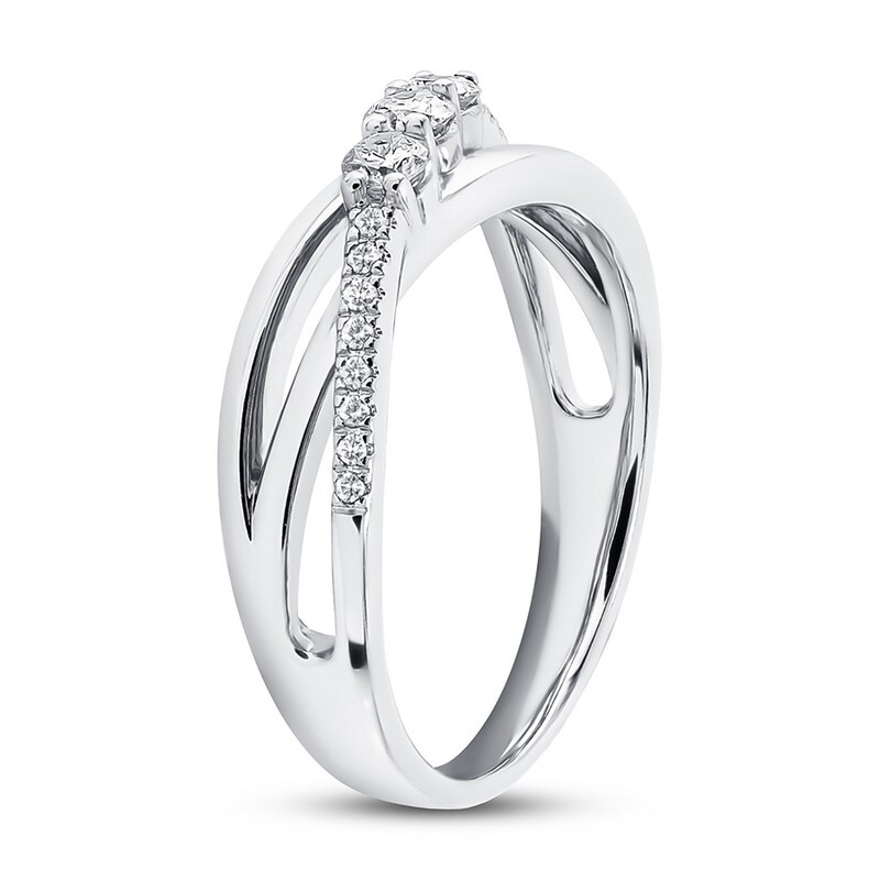 Main Image 2 of Diamond Ring 1/3 ct tw 10K White Gold