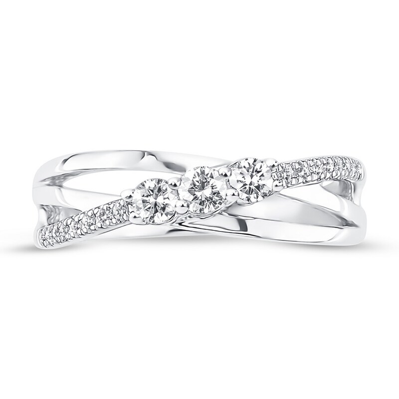 Main Image 3 of Diamond Ring 1/3 ct tw 10K White Gold