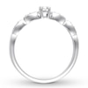 Thumbnail Image 1 of Diamond Promise Ring 1/6 carat tw Round 10K White Gold
