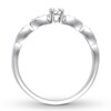 Thumbnail Image 1 of Diamond Promise Ring 1/6 carat tw Round 10K White Gold