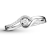 Thumbnail Image 3 of Diamond Promise Ring 1/8 carat tw Round 10K White Gold