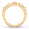 Thumbnail Image 2 of Diamond Anniversary Ring 5/8 ct tw Round/Baguette 14K Gold