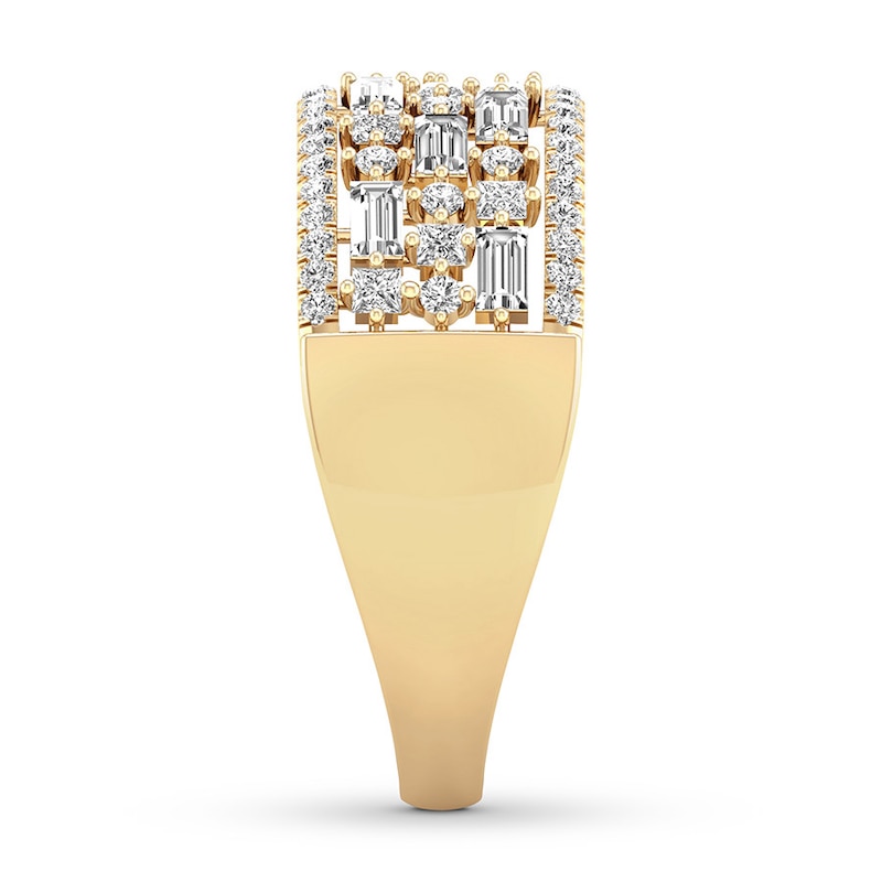 Diamond Anniversary Ring 7/8 carat tw 14K Yellow Gold