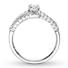 Thumbnail Image 1 of Diamond Promise Ring 1/3 carat tw Round 10K White Gold