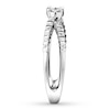 Thumbnail Image 2 of Diamond Promise Ring 1/3 carat tw Round 10K White Gold