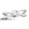 Thumbnail Image 3 of Diamond Promise Ring 1/3 carat tw Round 10K White Gold
