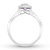 Thumbnail Image 1 of Diamond Promise Ring 1/3 carat tw Round 10K White Gold