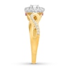 Thumbnail Image 2 of Diamond Promise Ring 3/8 carat tw Round 10K Two-Tone Gold