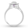 Thumbnail Image 1 of Diamond Promise Ring 1/2 carat tw Round 10K White Gold