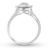 Thumbnail Image 1 of Diamond Promise Ring 1/2 carat tw Round 10K White Gold