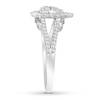 Thumbnail Image 2 of Diamond Promise Ring 1/2 carat tw Round 10K White Gold