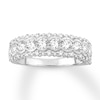 Thumbnail Image 1 of Diamond Anniversary Ring 1-1/2 ct tw Round 14K White Gold