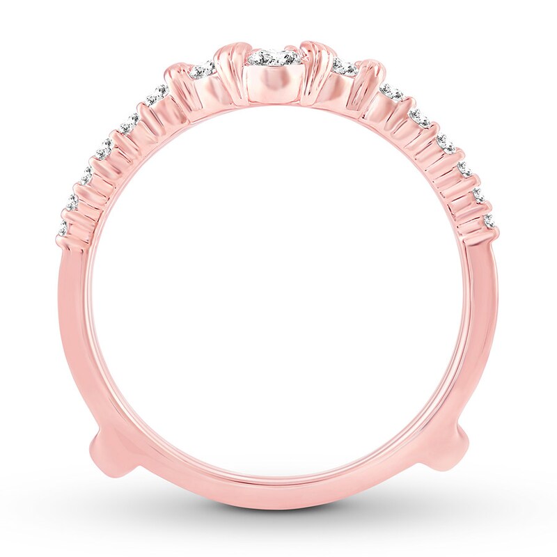 Diamond Enhancer Ring 5/8 carat tw Round 14K Rose Gold