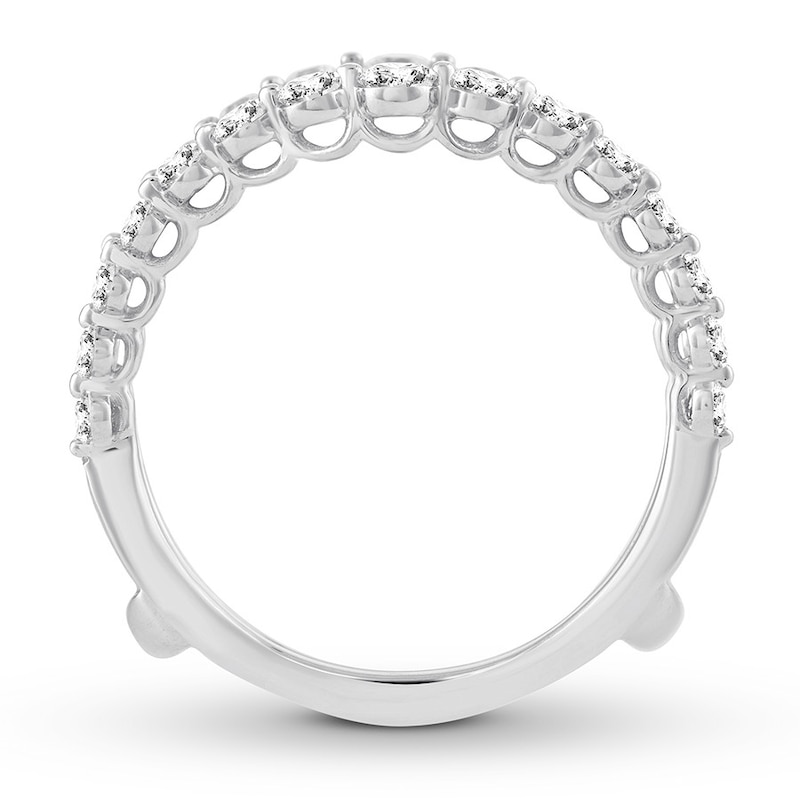 Main Image 2 of Diamond Enhancer Ring 1 carat tw Round 14K White Gold