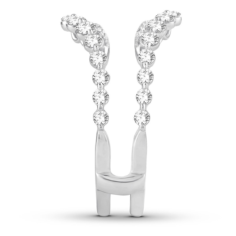 Main Image 3 of Diamond Enhancer Ring 1 carat tw Round 14K White Gold