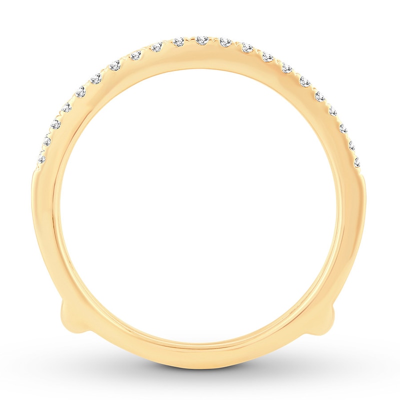 Diamond Enhancer Ring 1/4 ct tw Round 14K Yellow Gold