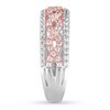 Thumbnail Image 3 of Diamond Anniversary Ring 1/2 carat tw Round 14K Two-Tone Gold