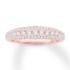 Thumbnail Image 0 of Diamond Anniversary Ring 1/2 carat tw Round 14K Rose Gold
