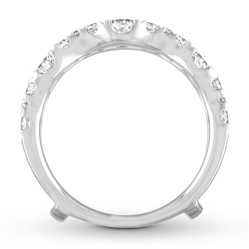 Diamond Enhancer Ring 1 1/2 ct tw Round 14K White Gold